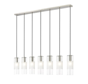 Z-Lite - 824P-7L-BN - Seven Light Linear Chandelier - Alton - Brushed Nickel