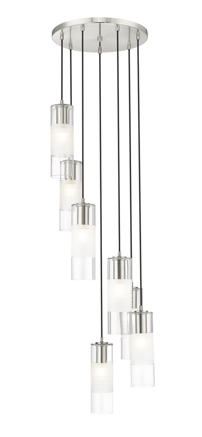 Z-Lite - 824P-7R-BN - Seven Light Chandelier - Alton - Brushed Nickel