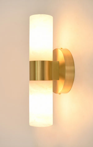 Beacon Lighting - 03929301 - Two Light Wall Bracket - Luella - Brass