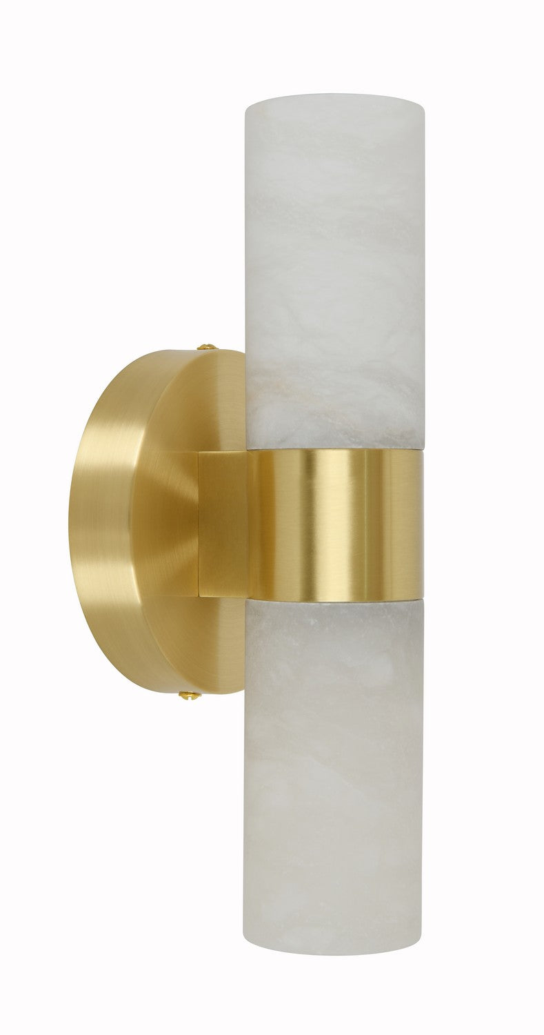 Beacon Lighting - 03929301 - Two Light Wall Bracket - Luella - Brass