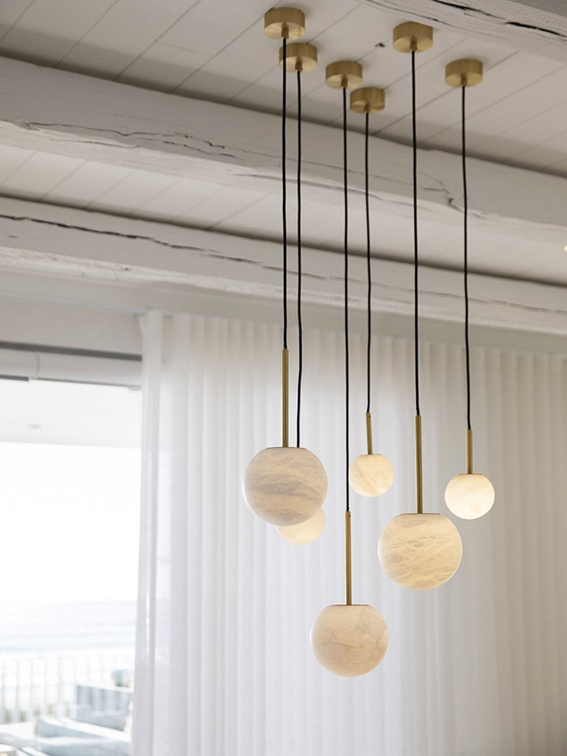 Beacon Lighting - 05008101 - One Light Pendant - Lucent - Brass