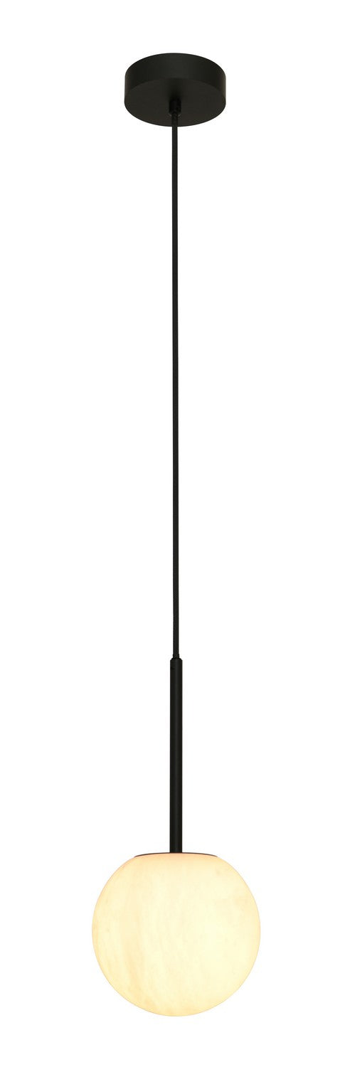 Beacon Lighting - 05008401 - One Light Pendant - Lucent - Black