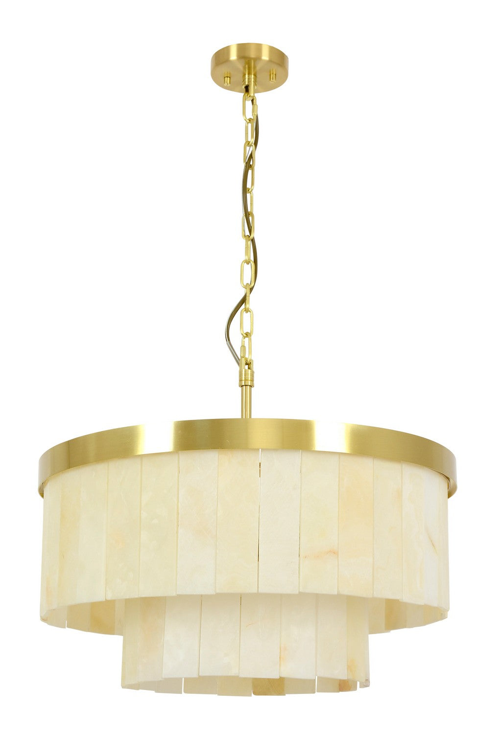 Beacon Lighting - 05024001 - Nine Light Pendant - Elora - Brass