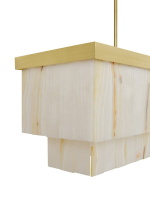 Beacon Lighting - 05024101 - Seven Light Pendant - Elora - Brass