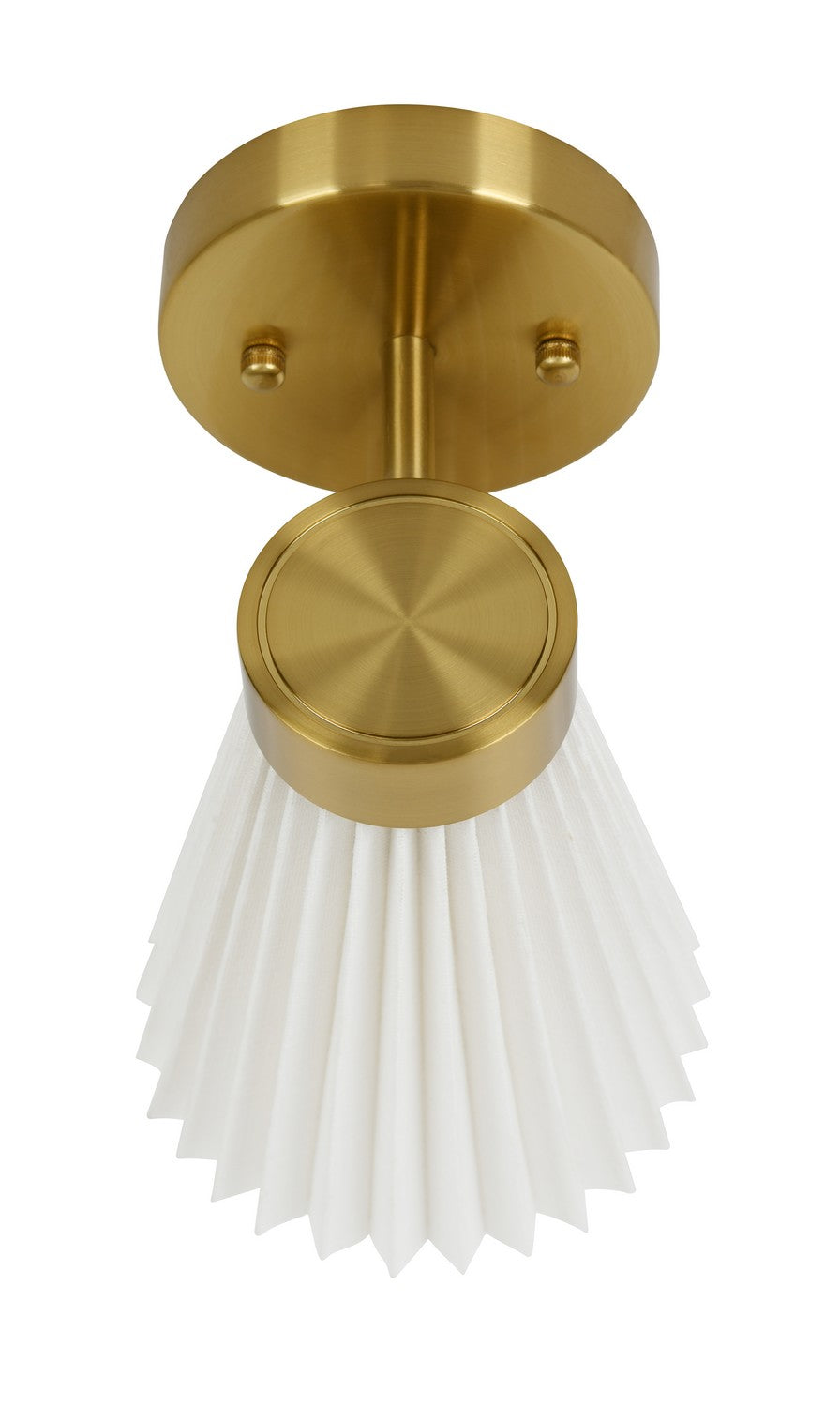 Beacon Lighting - 30913601 - One Light Wall Bracket - Amore - Brass/White