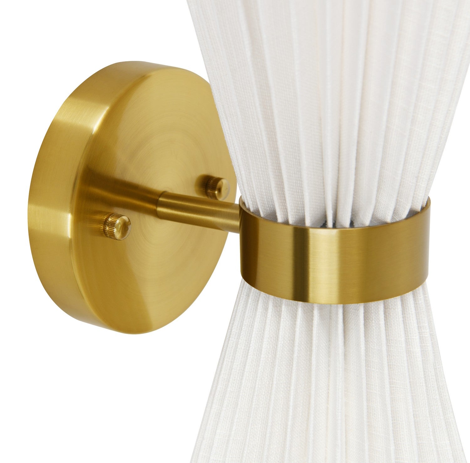 Beacon Lighting - 30913701 - Two Light Wall Bracket - Amore - Brass/White