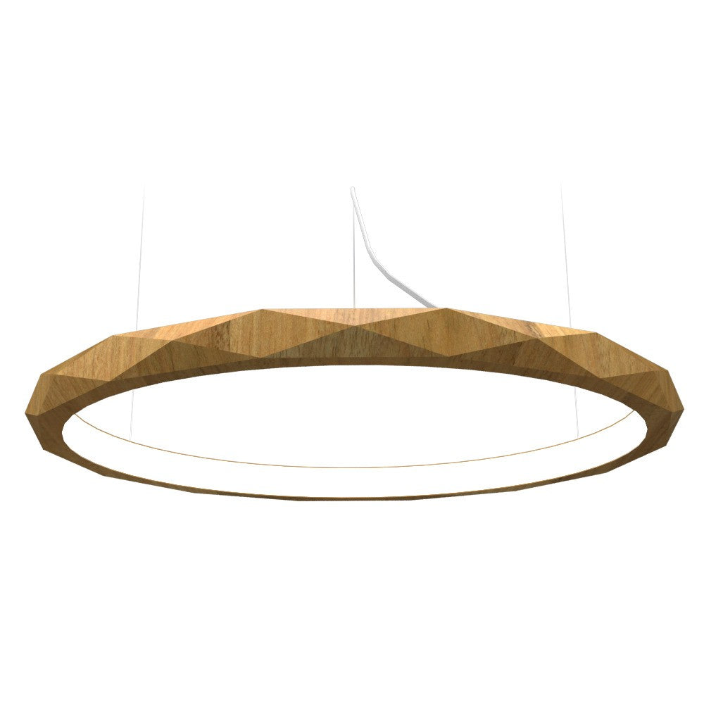 Accord Lighting - 1354LED.09 - LED Pendant - Facet - Louro Freijo