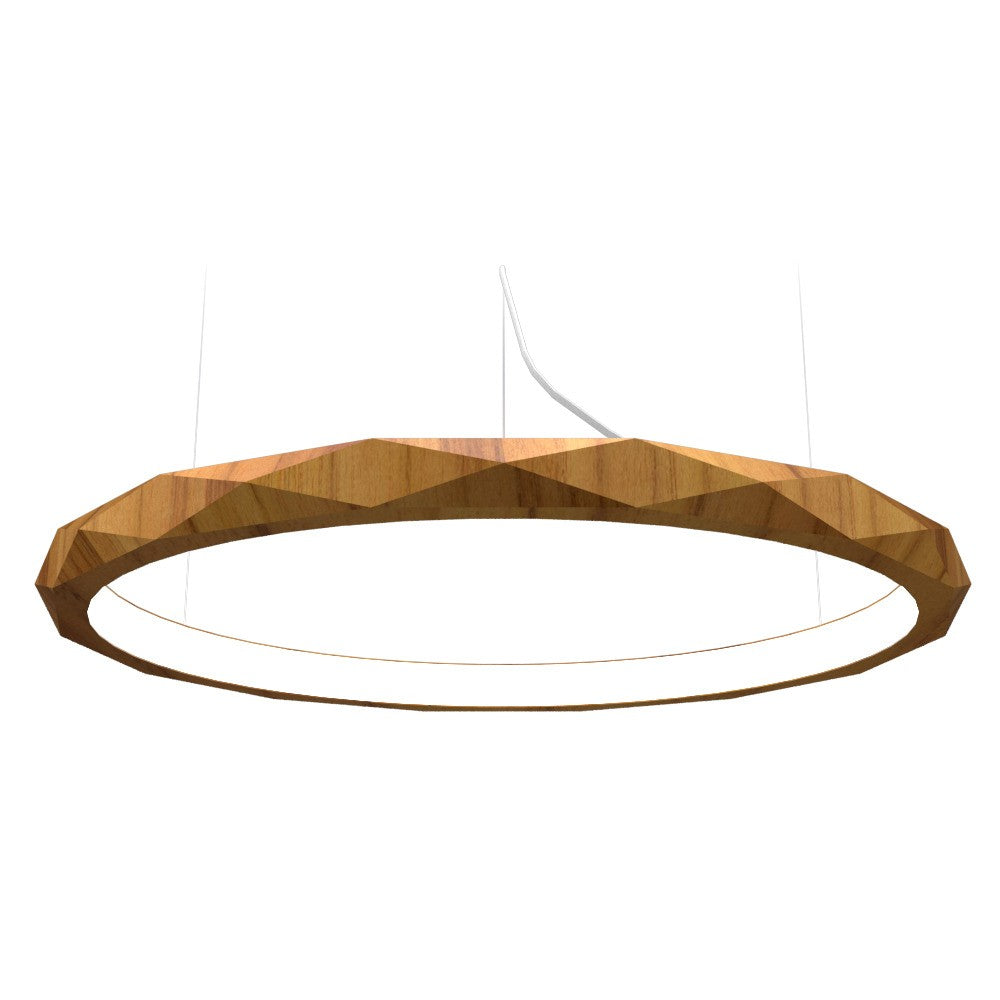 Accord Lighting - 1354LED.12 - LED Pendant - Facet - Teak