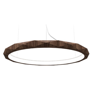 Accord Lighting - 1355LED.18 - LED Pendant - Facet - American Walnut