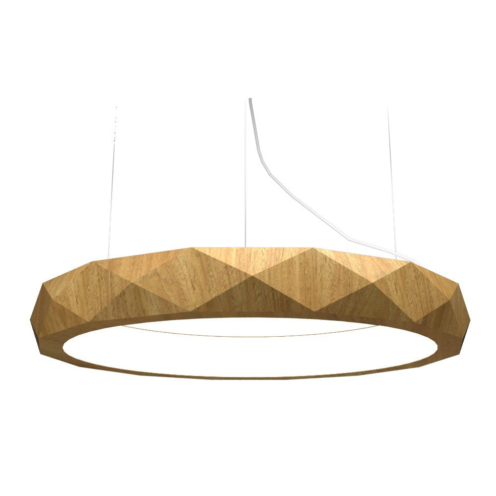 Accord Lighting - 1357LED.09 - LED Pendant - Facet - Louro Freijo