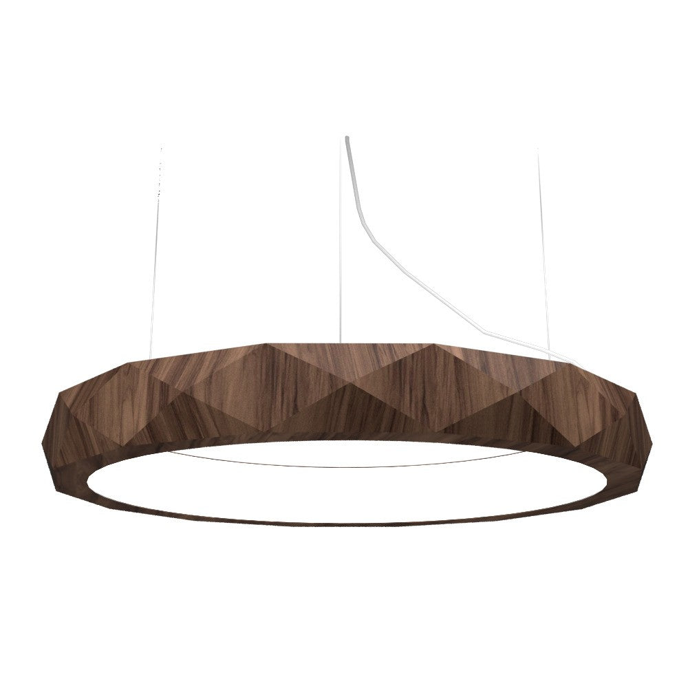 Accord Lighting - 1357LED.18 - LED Pendant - Facet - American Walnut