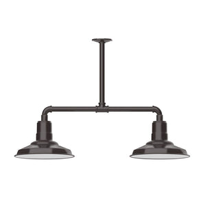 Montclair Light Works - MSD182-51-G05 - Two Light Pendant - Warehouse - Architectural Bronze