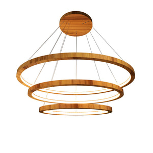 Accord Lighting - 1414LED.12 - LED Pendant - Frame - Teak