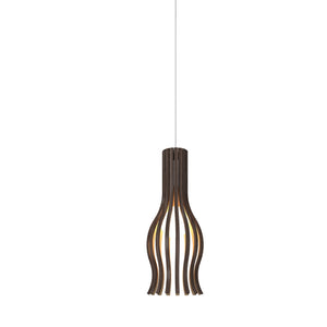 Accord Lighting - 1490.18 - One Light Pendant - Balloon - American Walnut