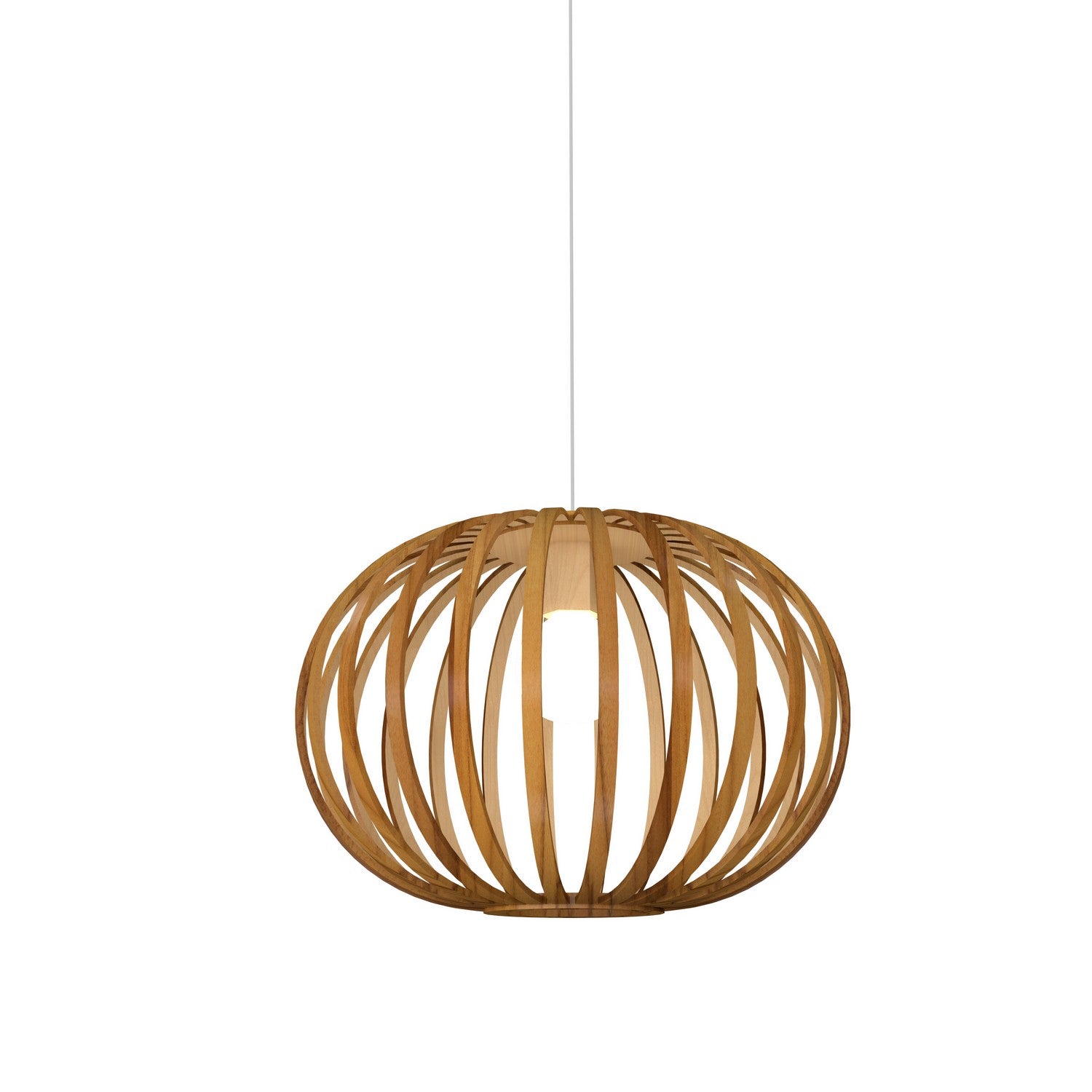 Accord Lighting - 1493.12 - One Light Pendant - Balloon - Teak