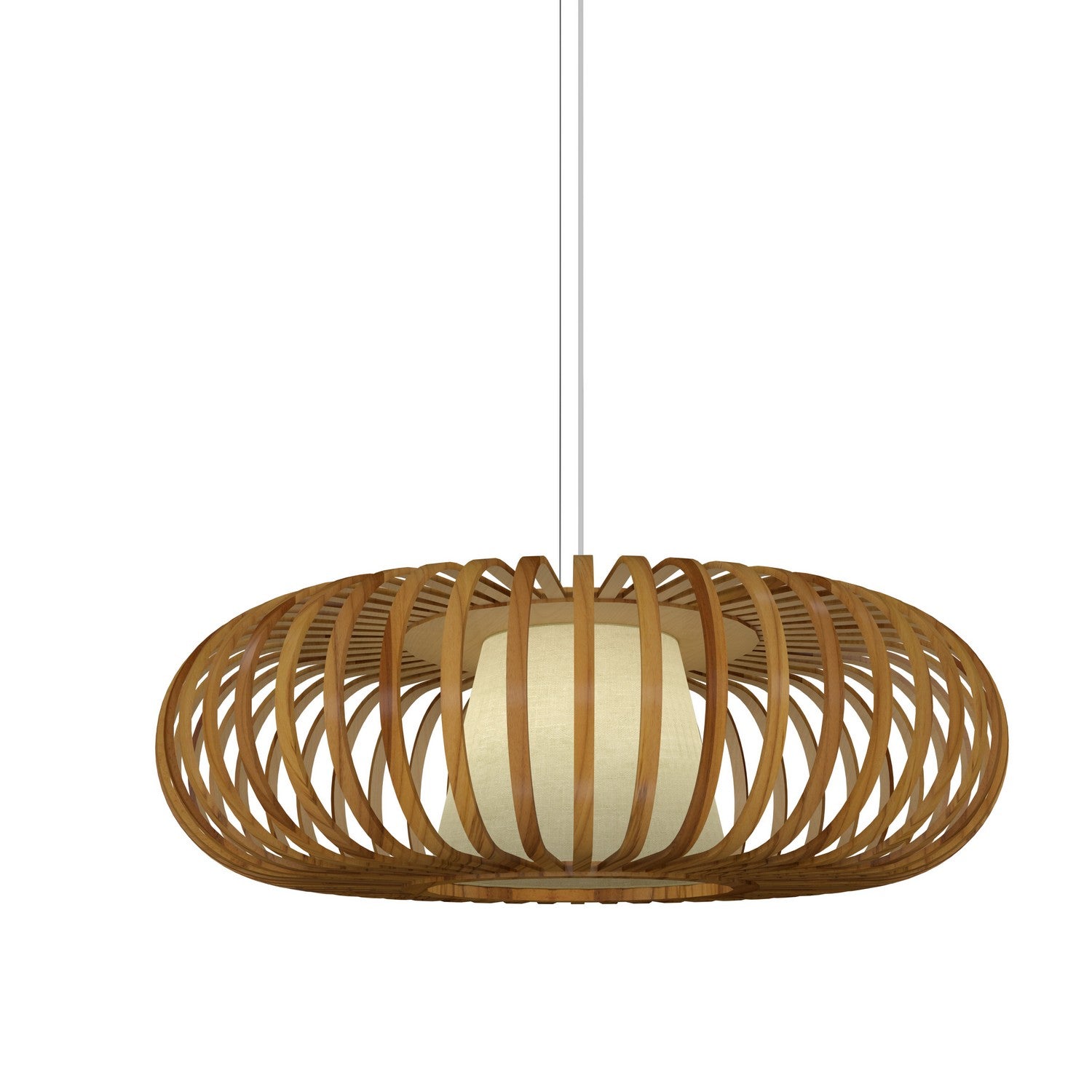 Accord Lighting - 1496.12 - One Light Pendant - Balloon - Teak