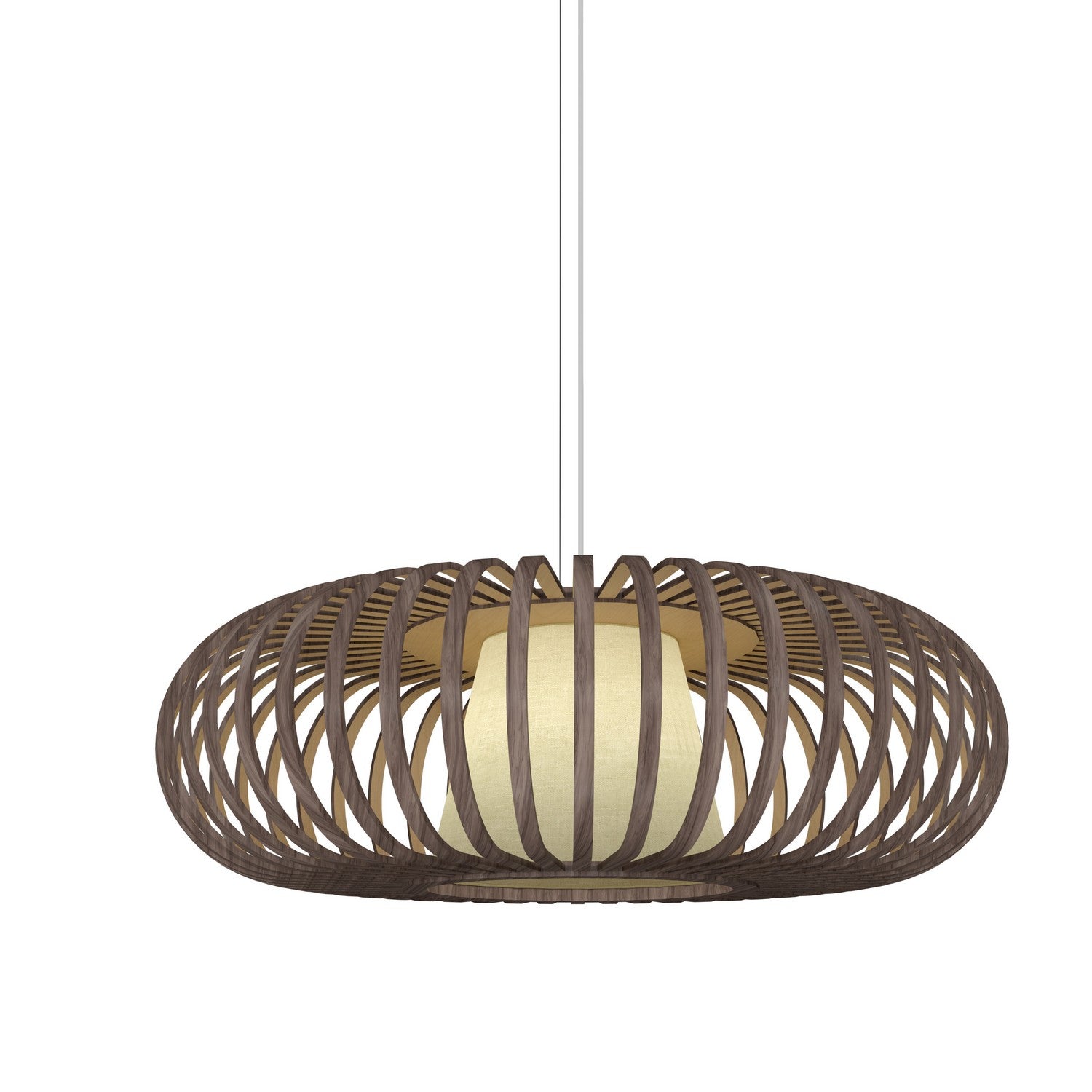 Accord Lighting - 1496.18 - One Light Pendant - Balloon - American Walnut