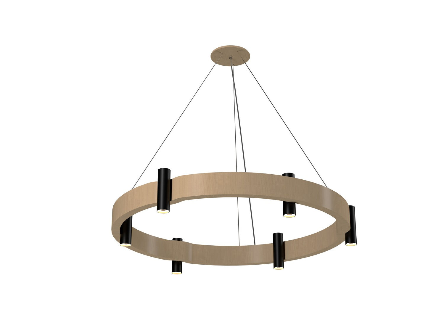 Accord Lighting - 1497.34 - 12 Light Pendant - Flow - Maple