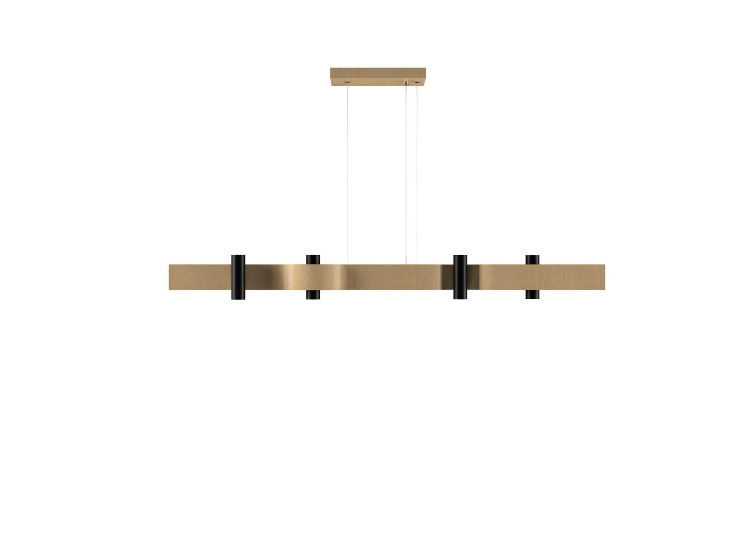 Accord Lighting - 1500.34 - Eight Light Pendant - Flow - Maple