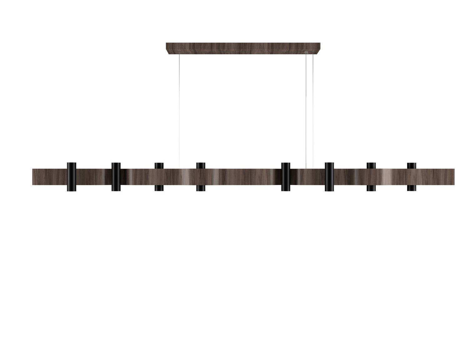 Accord Lighting - 1502.18 - 16 Light Pendant - Flow - American Walnut