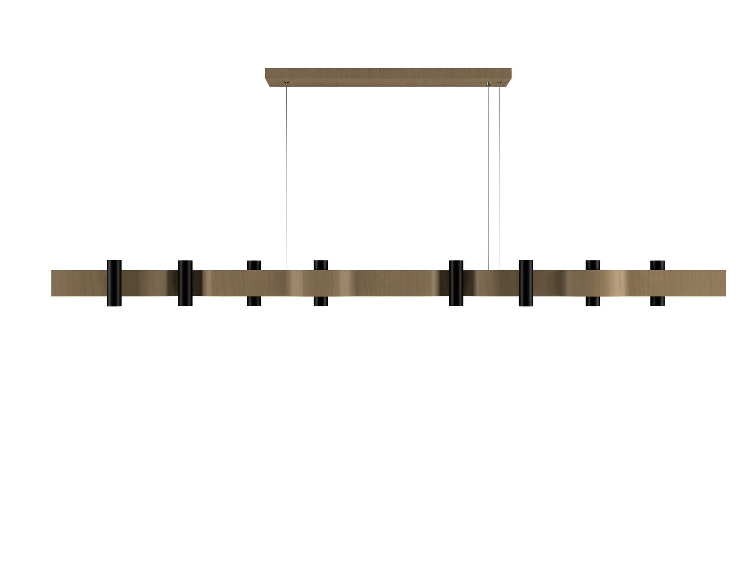 Accord Lighting - 1502.34 - 16 Light Pendant - Flow - Maple