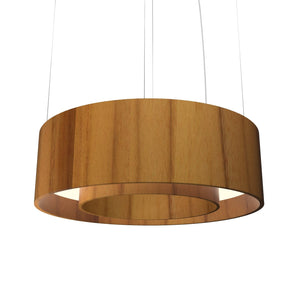 Accord Lighting - 213LED.12 - LED Pendant - Cylindrical - Teak