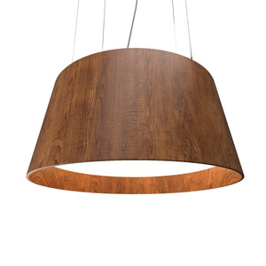 Accord Lighting - 255LED.06 - LED Pendant - Conical - Imbuia