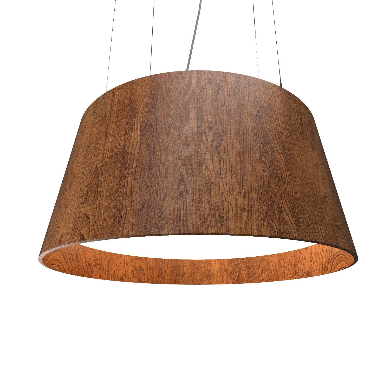 Accord Lighting - 258LED.06 - LED Pendant - Conical - Imbuia