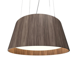 Accord Lighting - 258LED.18 - LED Pendant - Conical - American Walnut