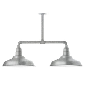 Montclair Light Works - MSD184-49-G05 - Two Light Pendant - Warehouse - Painted Galvanized