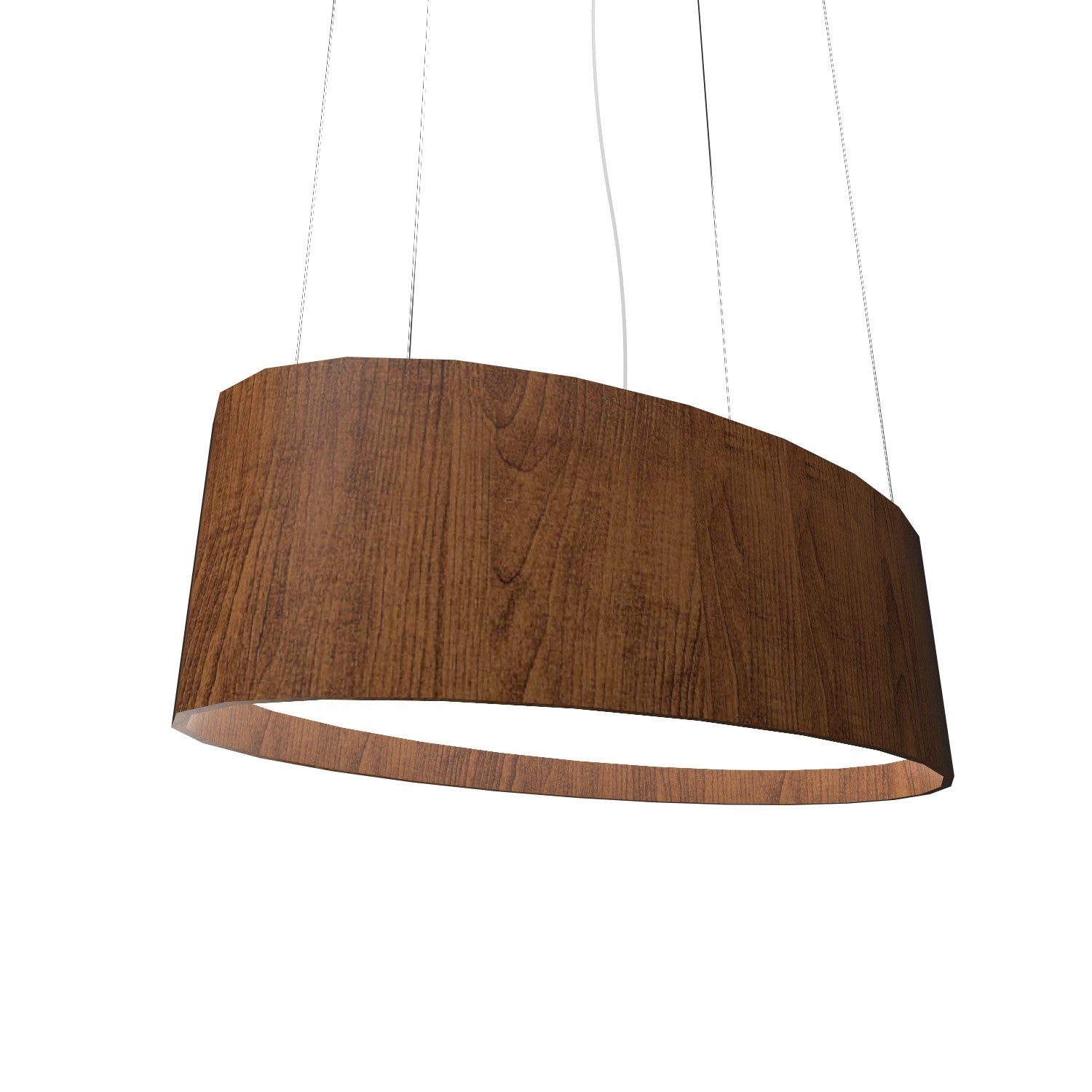 Accord Lighting - 287LED.06 - LED Pendant - Oval - Imbuia