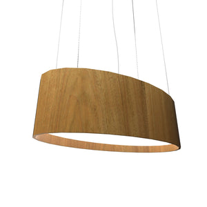 Accord Lighting - 287LED.09 - LED Pendant - Oval - Louro Freijo