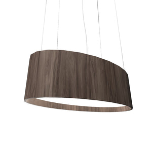 Accord Lighting - 287LED.18 - LED Pendant - Oval - American Walnut