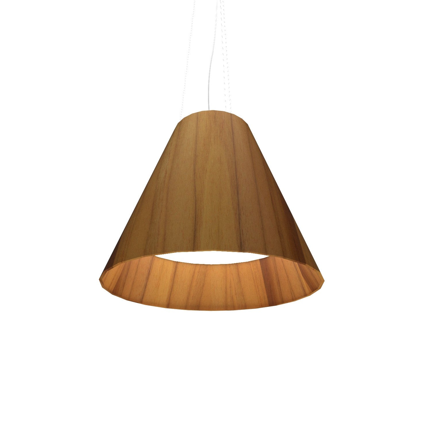 Accord Lighting - 295LED.12 - LED Pendant - Conical - Teak