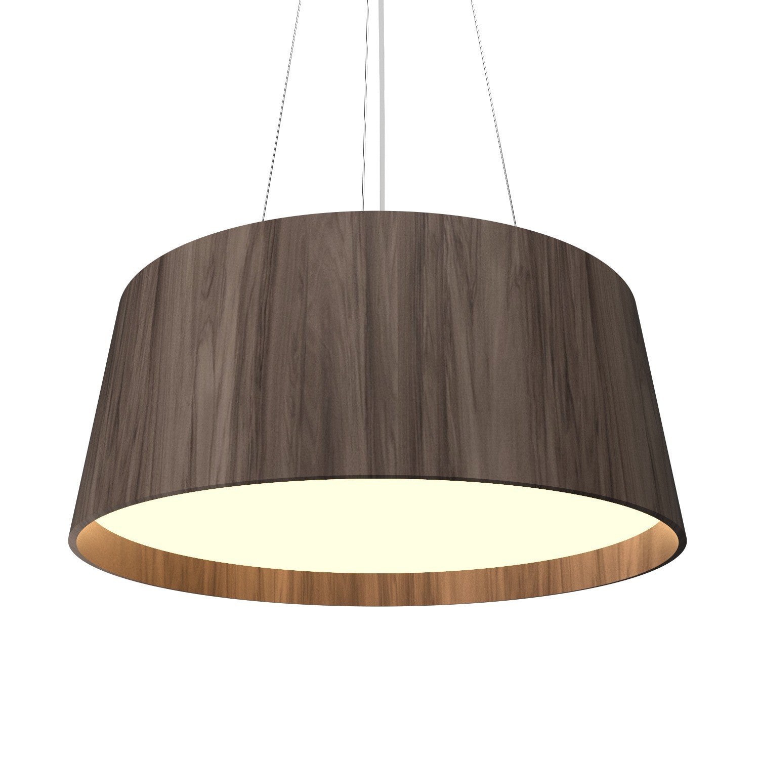 Accord Lighting - 296LED.18 - LED Pendant - Conical - American Walnut