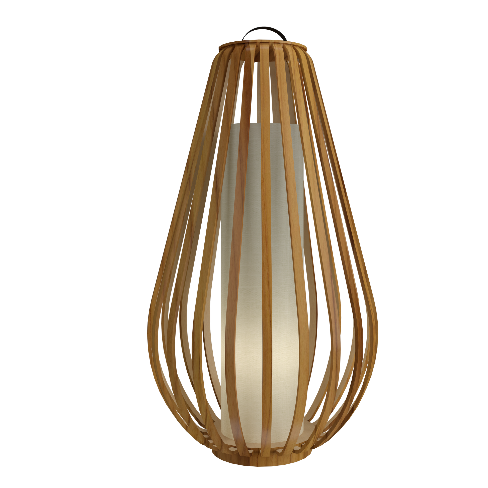 Accord Lighting - 3061.12 - One Light Floor Lamp - Balloon - Teak