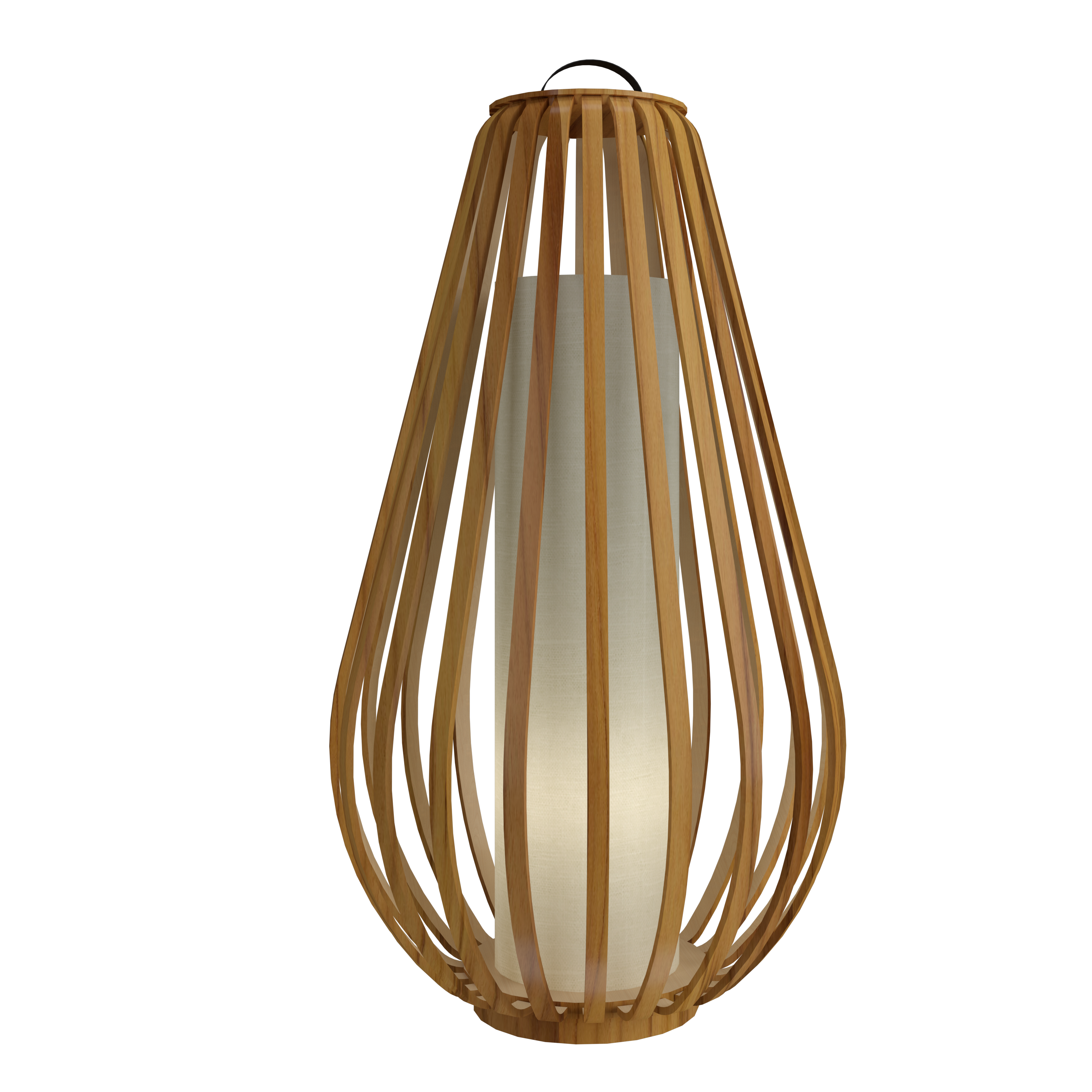 Accord Lighting - 3061.12 - One Light Floor Lamp - Balloon - Teak
