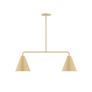 Montclair Light Works - MSG420-17 - Two Light Linear Pendant - Axis - Ivory