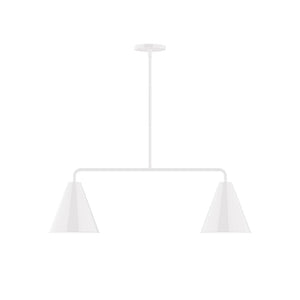 Montclair Light Works - MSG420-44 - Two Light Linear Pendant - Axis - White