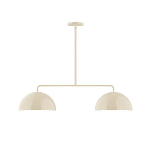 Montclair Light Works - MSG432-16 - Two Light Linear Pendant - Axis - Cream