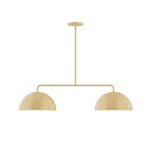 Montclair Light Works - MSG432-17 - Two Light Linear Pendant - Axis - Ivory