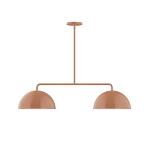 Montclair Light Works - MSG432-19 - Two Light Linear Pendant - Axis - Terracotta