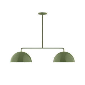 Montclair Light Works - MSG432-22 - Two Light Linear Pendant - Axis - Fern Green