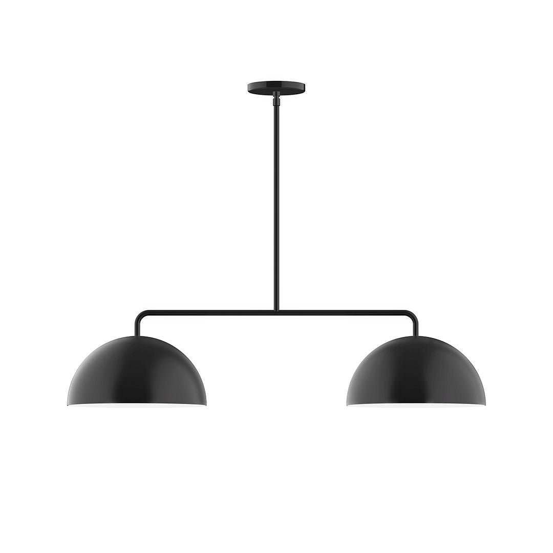 Montclair Light Works - MSG432-41 - Two Light Linear Pendant - Axis - Black