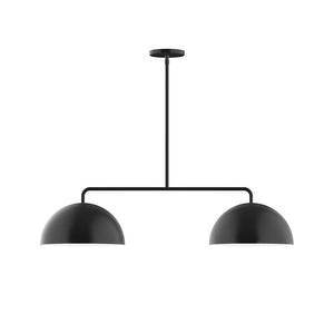 Montclair Light Works - MSG432-41 - Two Light Linear Pendant - Axis - Black