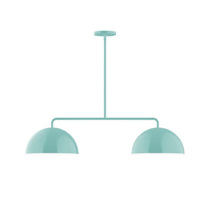 Montclair Light Works - MSG432-48 - Two Light Linear Pendant - Axis - Sea Green