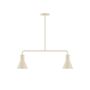 Montclair Light Works - MSG436-16 - Two Light Linear Pendant - Axis - Cream