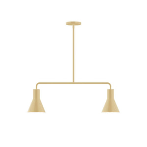 Montclair Light Works - MSG436-17 - Two Light Linear Pendant - Axis - Ivory