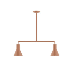 Montclair Light Works - MSG436-19 - Two Light Linear Pendant - Axis - Terracotta