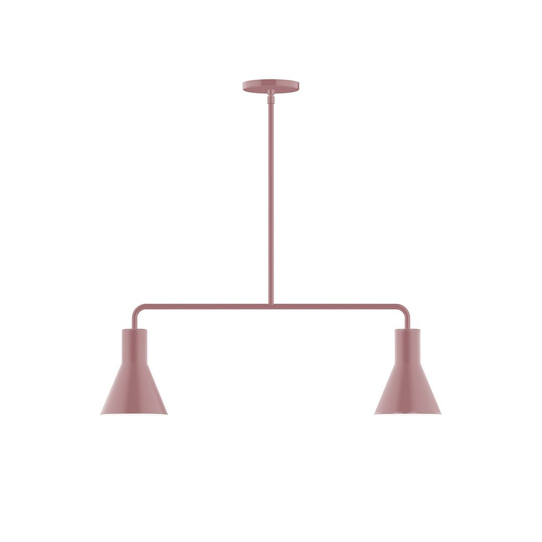 Montclair Light Works - MSG436-20 - Two Light Linear Pendant - Axis - Mauve